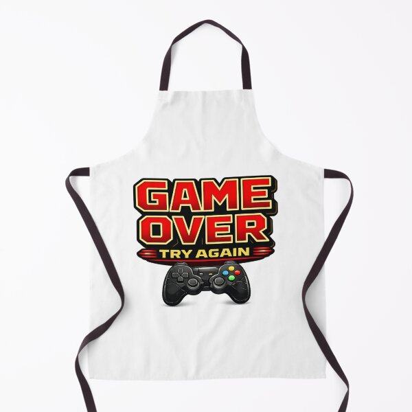 Item preview, Game Over Try Again - Retro Gamer designed and sold by JSDESIGN90.