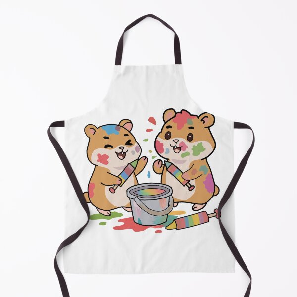 Item preview, Cute Holi Hamsters Playing With Pichkari | Colorful Festival Sticker designed and sold by pn_terest.