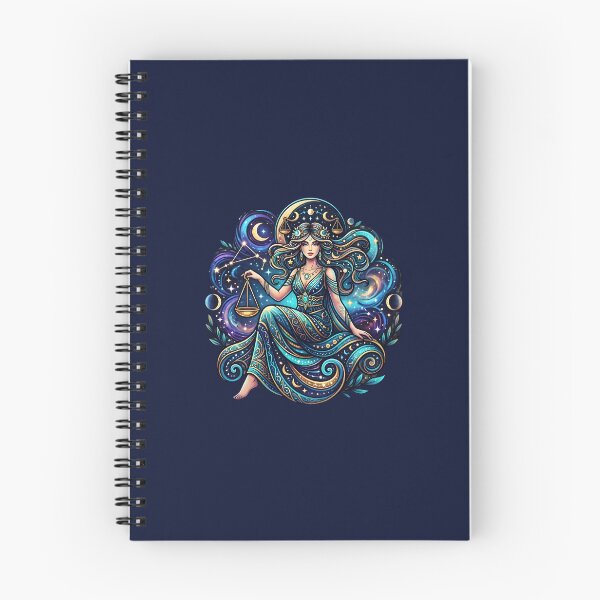 Item preview, Celestial Libra Zodiac Goddess Astrology Art designed and sold by Dakson Design - Fantasy Art.