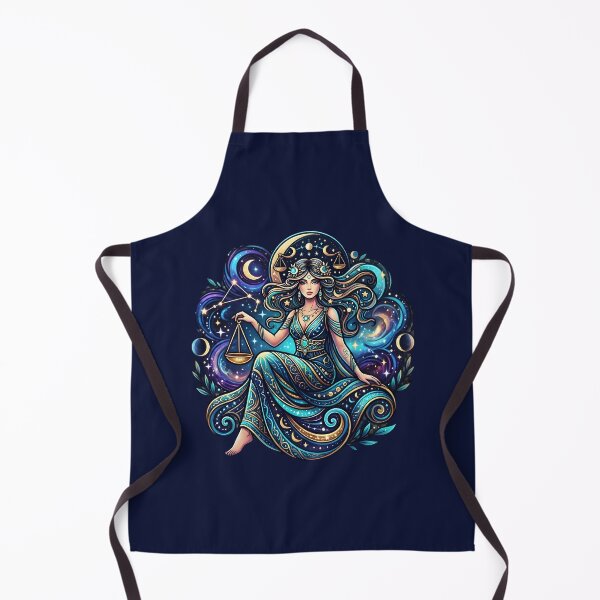 Item preview, Celestial Libra Zodiac Goddess Astrology Art designed and sold by Dakson Design - Fantasy Art.