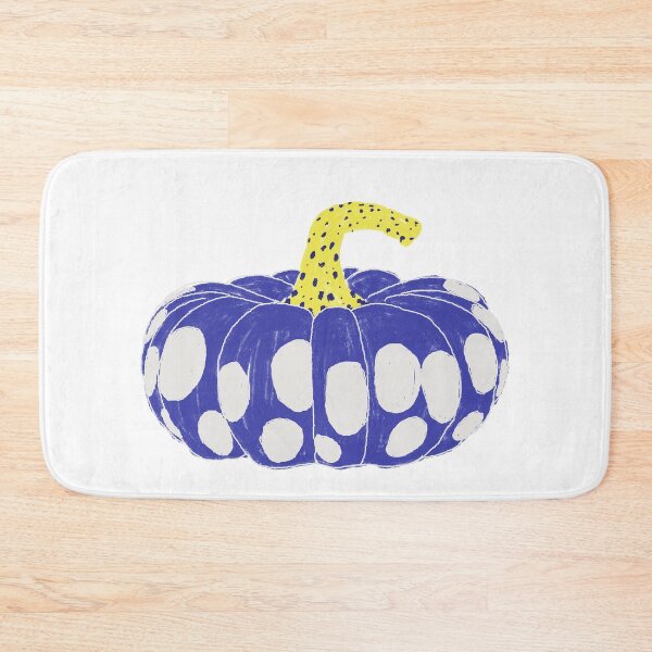 Item preview, Modern Blue and White Polka Dot Pumpkin designed and sold by SugarCore.