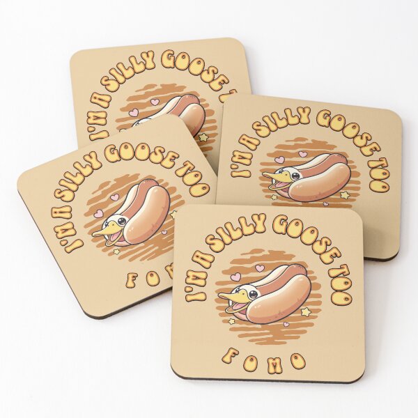 Item preview, Silly Goose Hotdog FOMO designed and sold by Shy Fractal Designs.