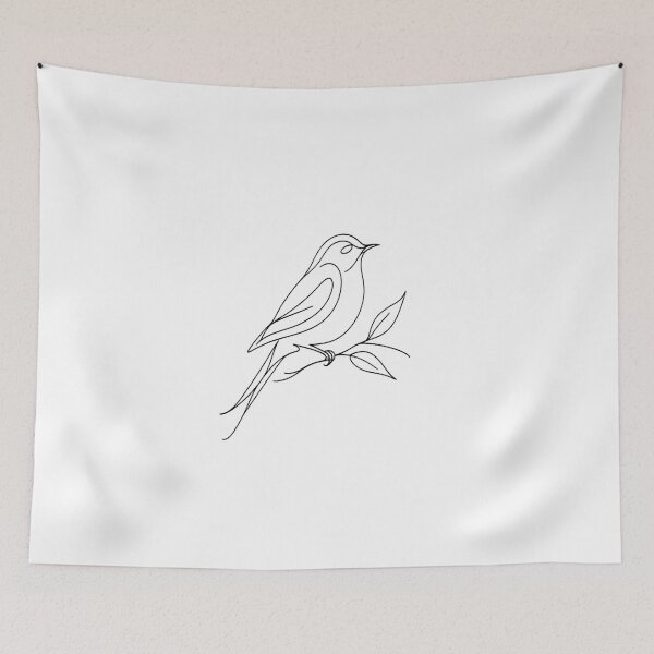 Item preview, Minimalist One Line Bird Drawing | Modern Continuous Line Art Bird | Aesthetic Minimal Wall Art designed and sold by ArtWaveStudio8.