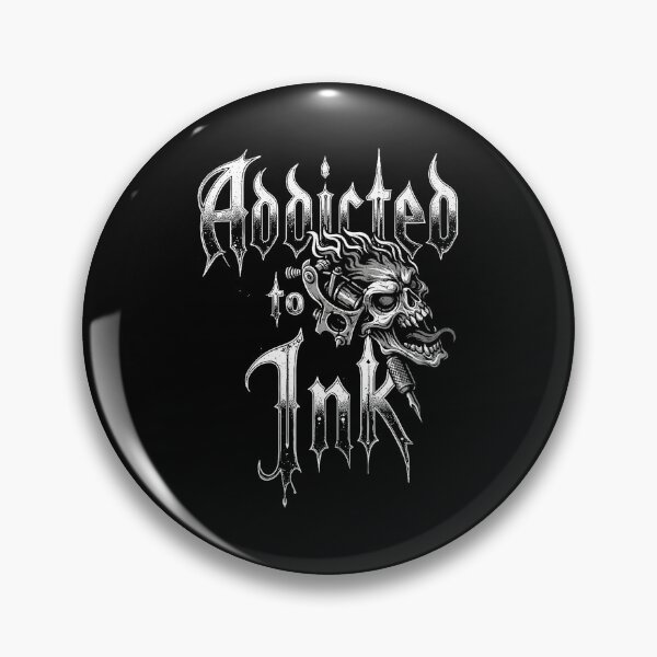 Item preview, Addicted to Ink Tattoo Skull Gothic Design designed and sold by Modaozushi216.