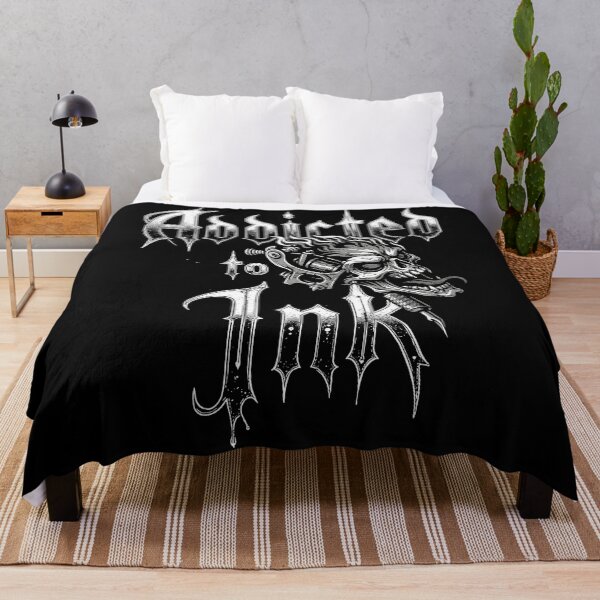 Item preview, Addicted to Ink Tattoo Skull Gothic Design designed and sold by Modaozushi216.