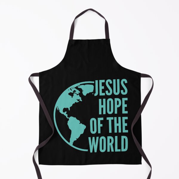 Item preview, Jesus – Hope of the World - Sky Blue Typography Design designed and sold by MoriaStore.