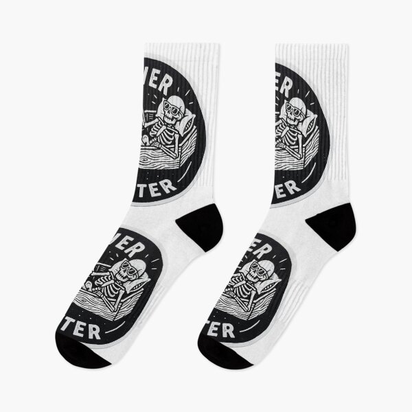 Item preview, Illustration of a skeleton relaxing in a coffin with the phrase never better in bold designed and sold by Robo-toons.