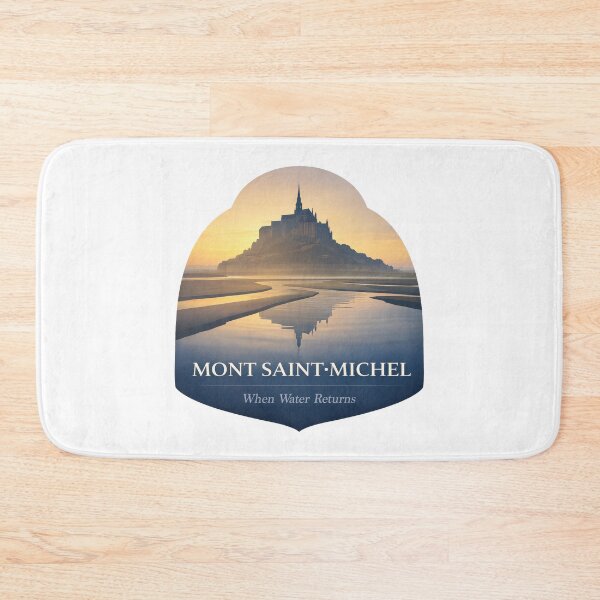 Item preview, Mont Saint Michel Between Tides designed and sold by EdvvinStudios.