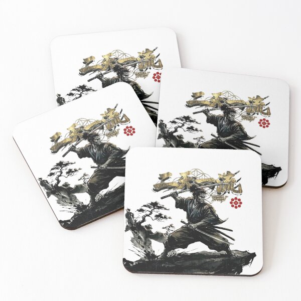 Item preview, Miyamoto Musashi - Niten Ichi-ryu Samurai Sumi-e Art designed and sold by POP-BAY-JP.