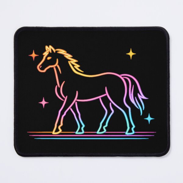 Item preview, Retro Neon Moonlight Horse | NickerStickers®  on Redbubble designed and sold by NickerStickers.