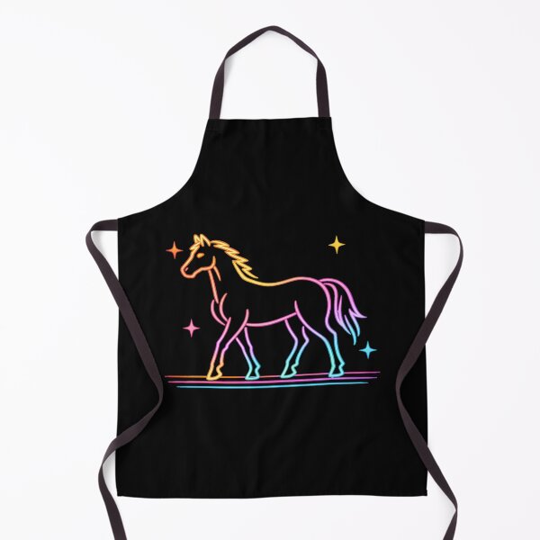 Item preview, Retro Neon Moonlight Horse | NickerStickers®  on Redbubble designed and sold by NickerStickers.