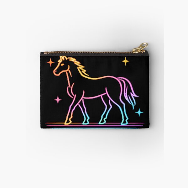 Item preview, Retro Neon Moonlight Horse | NickerStickers®  on Redbubble designed and sold by NickerStickers.