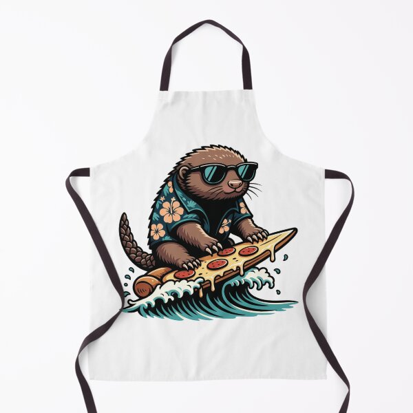 Item preview, Cool Surfing Groundhog Pizza Slice Hawaiian Shirt designed and sold by k3rstman1.