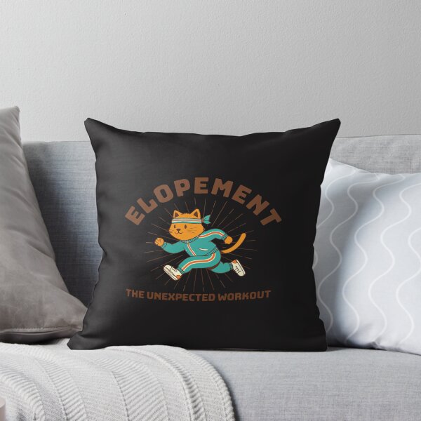 Item preview, Funny Elopement The Unexpected Workout Cat – Cute Wedding Humor Gift designed and sold by kiralynstration.