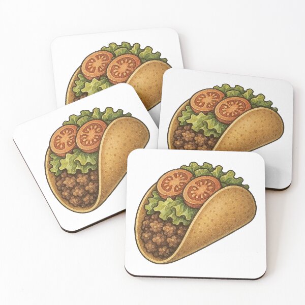 Item preview, A delicious taco on transparent background designed and sold by Creative88Art.
