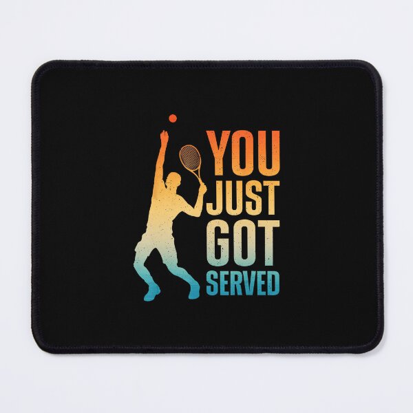 Item preview, You Just Got Served Tennis Player Silhouette Quote designed and sold by WayTBeenkenArt.