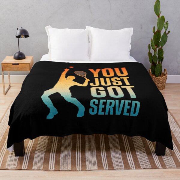 Item preview, You Just Got Served Tennis Player Silhouette Quote designed and sold by WayTBeenkenArt.