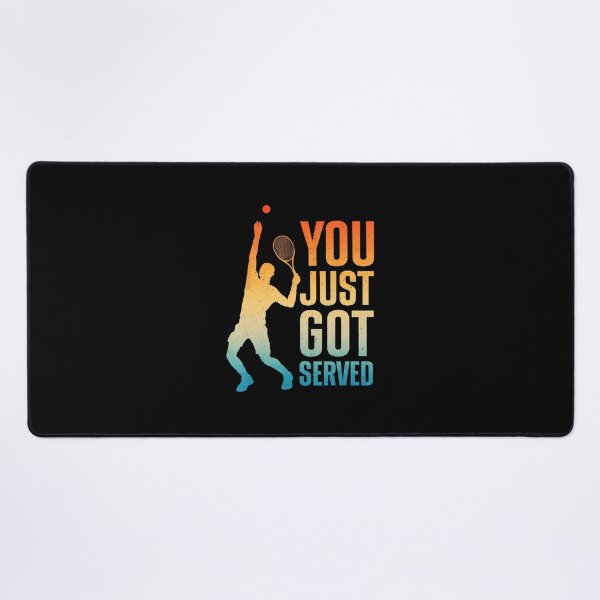 Item preview, You Just Got Served Tennis Player Silhouette Quote designed and sold by WayTBeenkenArt.