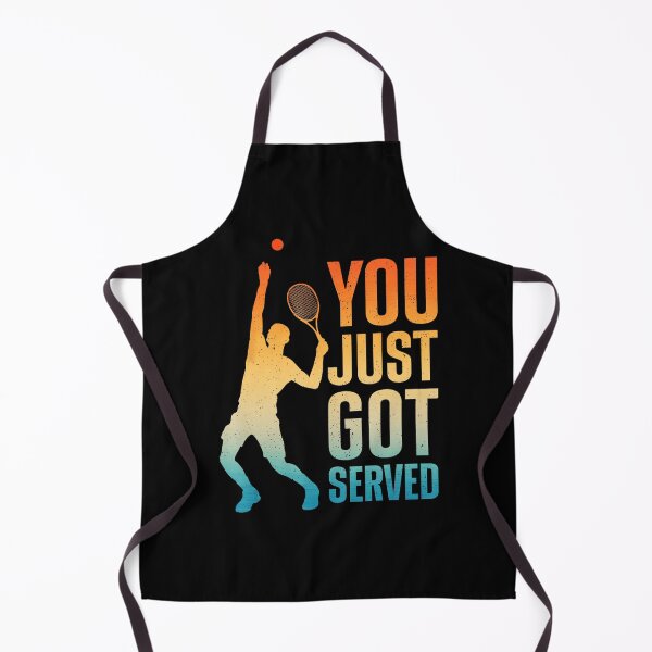 Item preview, You Just Got Served Tennis Player Silhouette Quote designed and sold by WayTBeenkenArt.