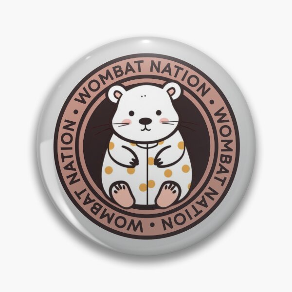 Item preview, Wombat Nation Logo designed and sold by pUNKnown.
