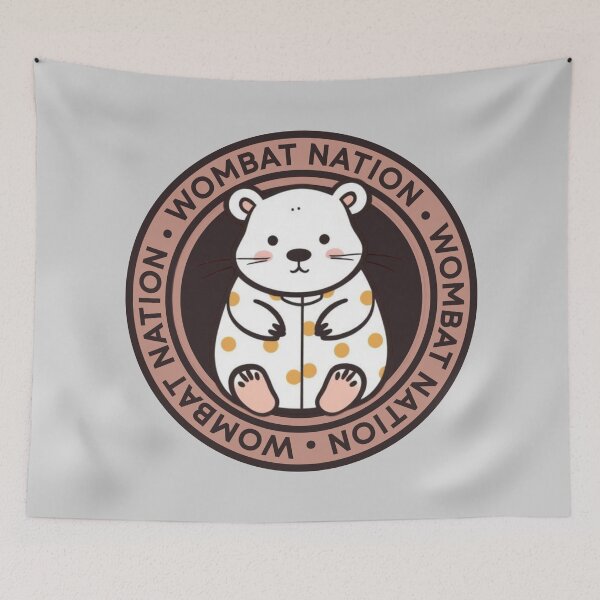 Item preview, Wombat Nation Logo designed and sold by pUNKnown.