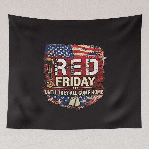 Item preview, RED Friday Remember Everyone Deployed Patriotic Military Support designed and sold by kiralynstration.