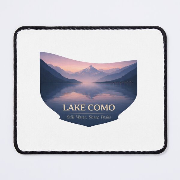 Item preview, Lake Como Mirrors Quiet Peaks designed and sold by EdvvinStudios.