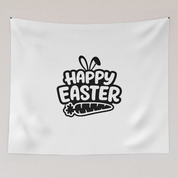 Item preview, Happy Easter Bunny Carrot – Cute Easter Quote Design designed and sold by DoodloraStudio.