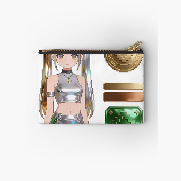 Item preview, A cartoon woman in a shiny outfit with gold accessories on transparent background designed and sold by Creative88Art.