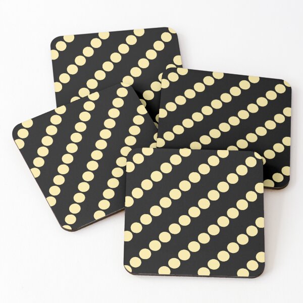 Item preview, Pastel Yellow Polka Dots on Black(CL) designed and sold by POLKAIWERX.