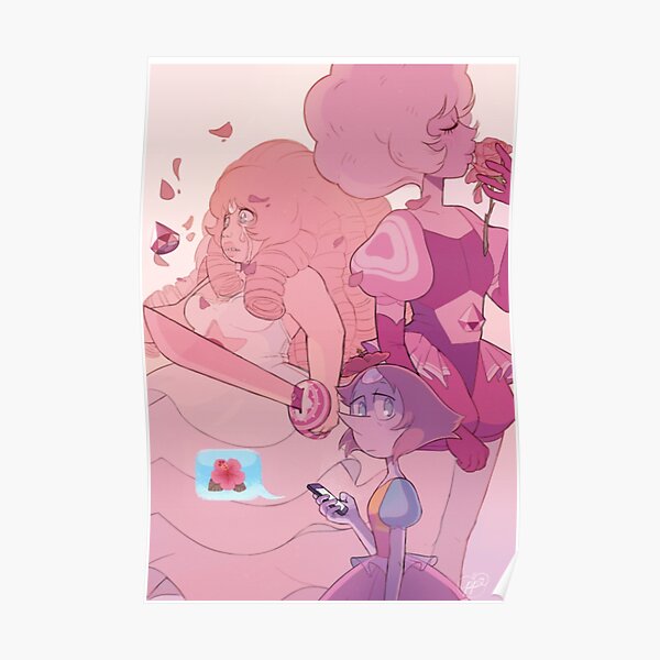 A Single Pale Rose Poster