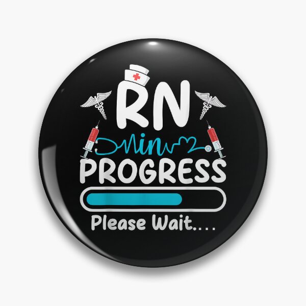 Item preview, RN In Progress Loading Funny Future Nurse Graduation Lover designed and sold by Cheesymatiion.