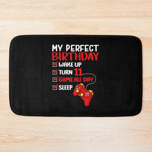 Item preview, My Perfect Birthday Turn 11 Gamer Birthday Checklist designed and sold by FGTV2021.