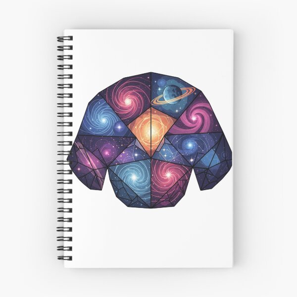 Item preview, Geometric Cosmic Crystal Galaxy Art designed and sold by Dzblack.