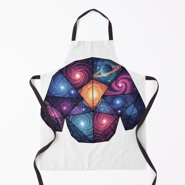 Item preview, Geometric Cosmic Crystal Galaxy Art designed and sold by Dzblack.