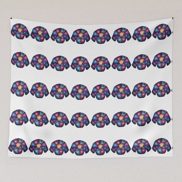 Item preview, Geometric Cosmic Crystal Galaxy Art designed and sold by Dzblack.