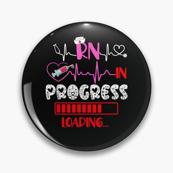 Item preview, RN In Progress Loading Funny Future Nurse Graduation Lover designed and sold by Cheesymatiion.