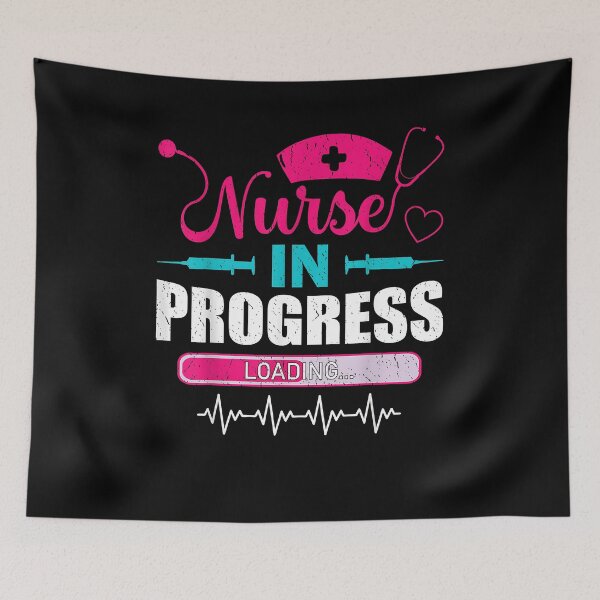 Item preview, Nurse in Progress Nurse Funny Nursing School designed and sold by Cheesymatiion.