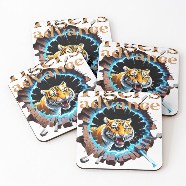 Item preview, Tiger Breaking Through Wall – Powerful Dynamic Animal Artwork designed and sold by Sweet Dreams & Fantasia.