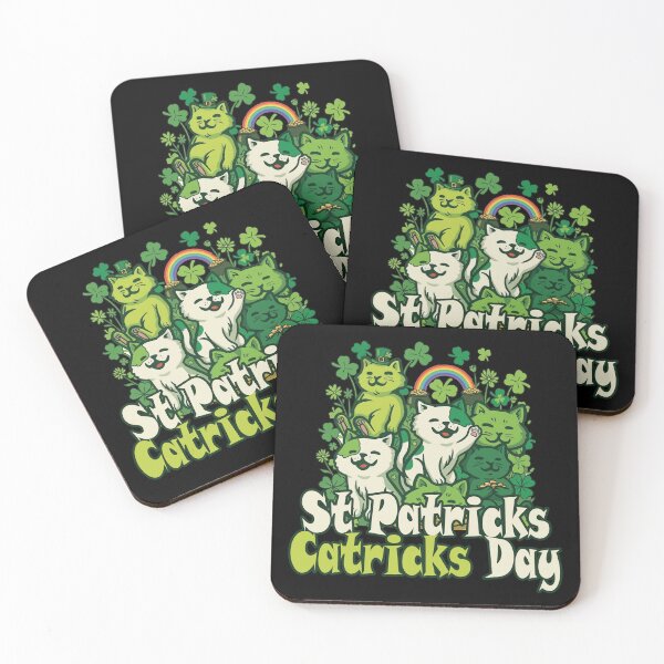 Item preview, St Patricks Catricks Day Cats Saint Pattys 2026 designed and sold by Hey Bubble.