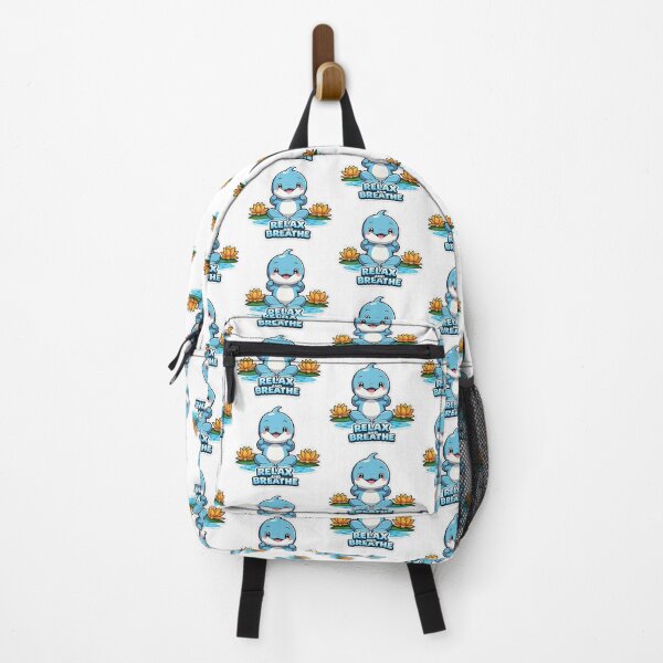 Item preview, Cute Zen Dolphin Meditation Cartoon designed and sold by AleksKos.