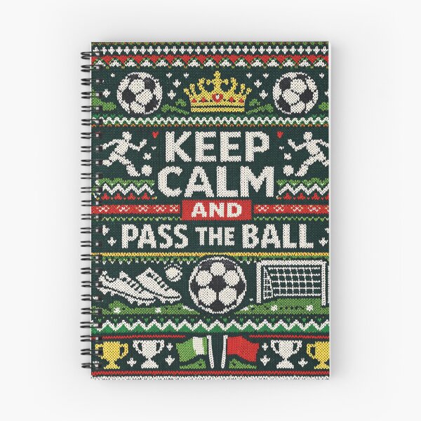Item preview, Keep Calm and Pass the Ball Football Knitting Pattern designed and sold by Mauswohn.