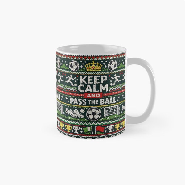 Item preview, Keep Calm and Pass the Ball Football Knitting Pattern designed and sold by Mauswohn.