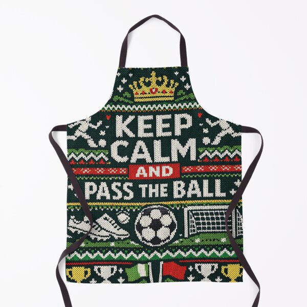 Item preview, Keep Calm and Pass the Ball Football Knitting Pattern designed and sold by Mauswohn.
