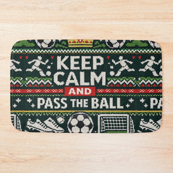 Item preview, Keep Calm and Pass the Ball Football Knitting Pattern designed and sold by Mauswohn.