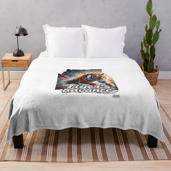 Item preview, Tiger Breaking Through Wall – Powerful Dynamic Animal Artwork designed and sold by Sweet Dreams & Fantasia.