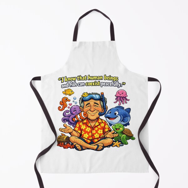 Item preview, Human beings and fish can coexist peacefully quote designed and sold by UNK-Fatigues.