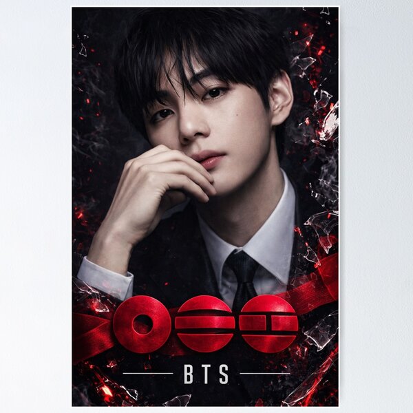 Bts V Posters for Sale | Redbubble