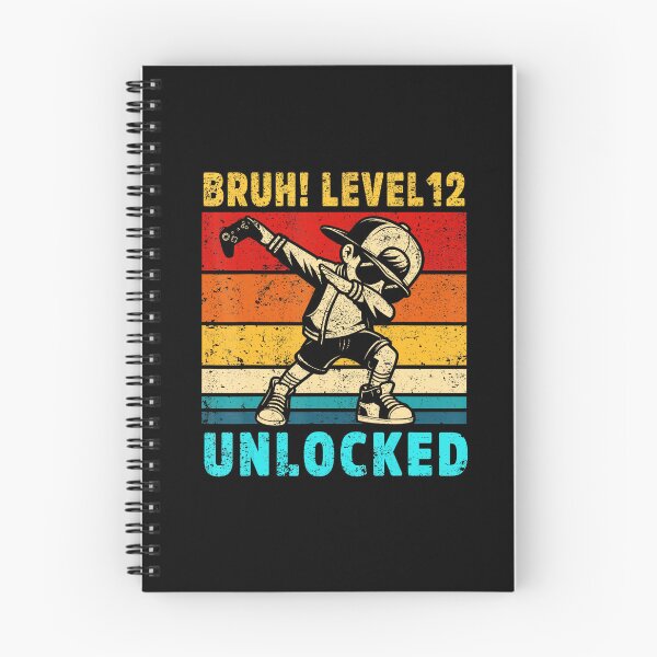 Item preview, Bruh Level 12 Unlocked Funny Gamer Birthday  designed and sold by FGTV2021.