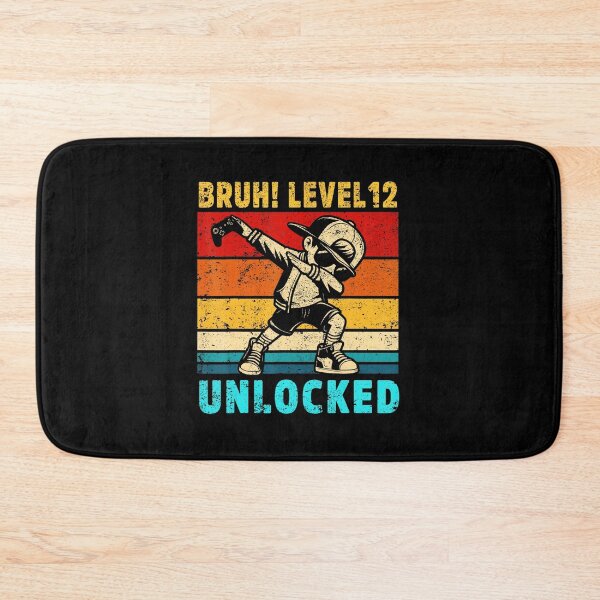 Item preview, Bruh Level 12 Unlocked Funny Gamer Birthday  designed and sold by FGTV2021.